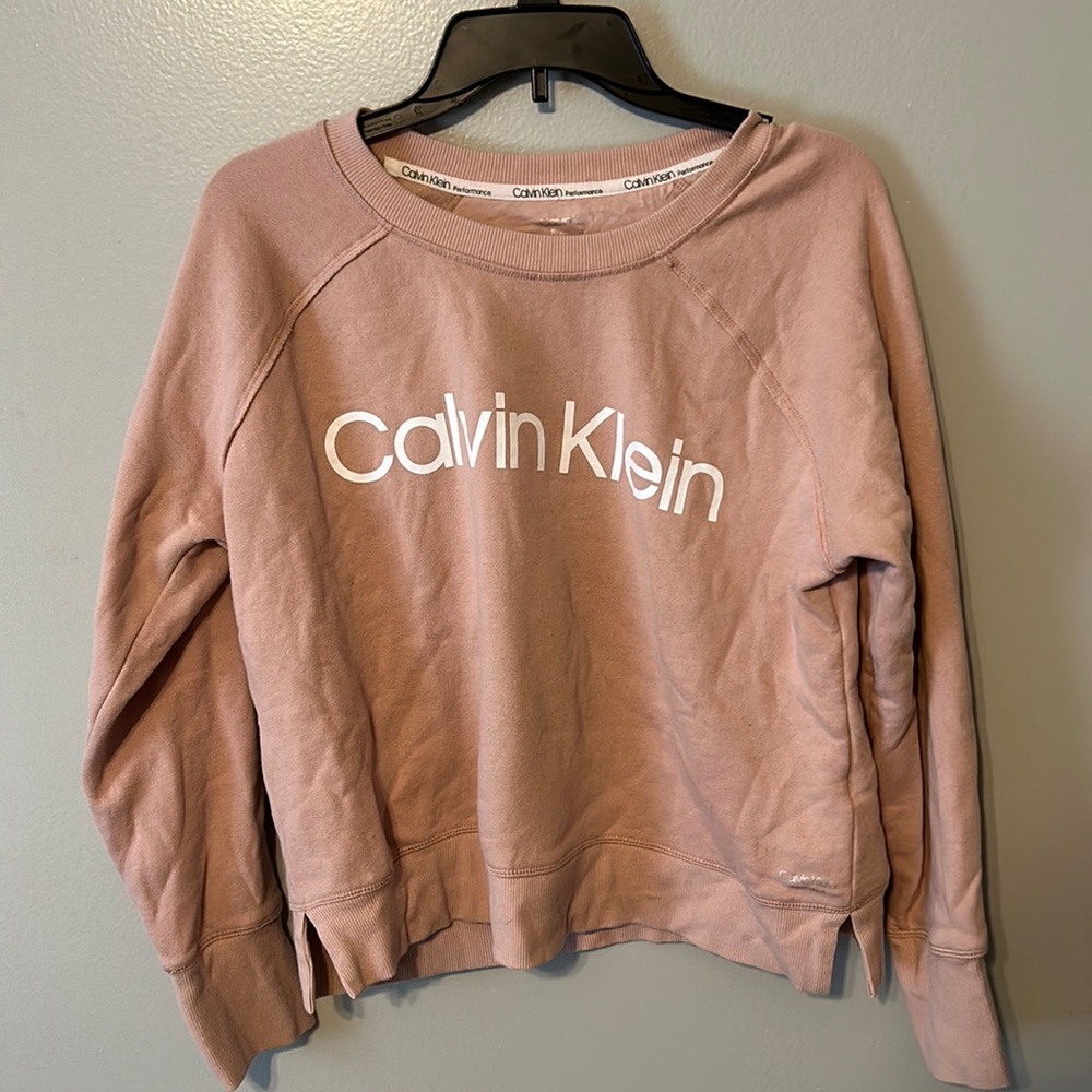 Rose Gold Calvin Klein Crewneck